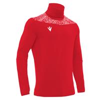 Kolyma Training Top RØD/HVIT S Høyhalset tekninsk treningstop - Unisex