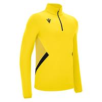 Piave 1/4 Zip Top YEL/BLK XXS Teknisk treningsgenser - Unisex