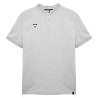 Nisiros Icon stretch korean polo GRY M Poloskjorte Uten krage - Unisex