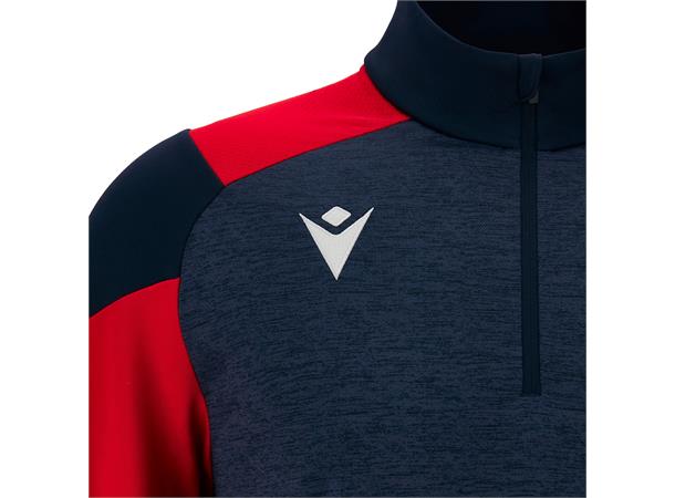 Cuzco Training 1/4 Zip Top NAV/RED 3XL Teknisk treningsgenser - Unisex 